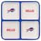 The Memory Company NFL 4 Section Square Ceramic Tray